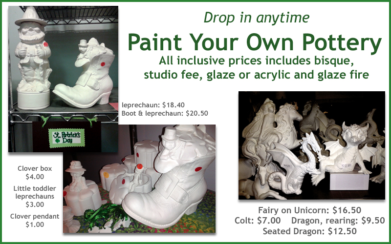 Drop in ceramic studio