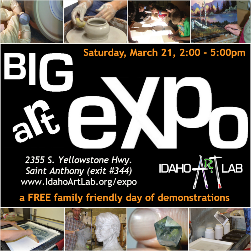 Big Art Expo. Saturday, March 21, 2:00pm - 5:00pm